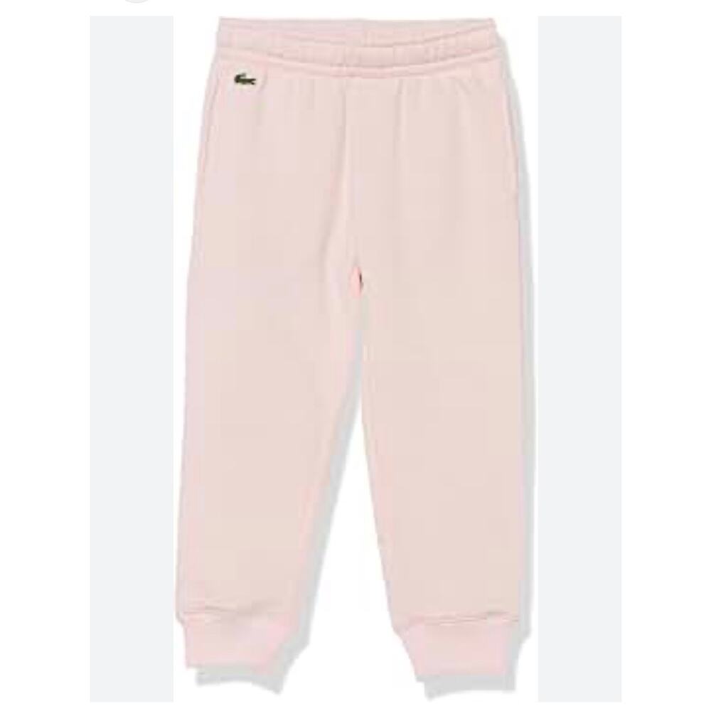Lacoste Sport Girls Joggers Sweatpants Pink Iconic Athletic Play Size 6